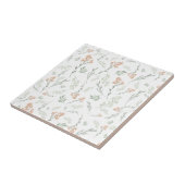 Salbei-Aquarell-Wildblumen-Blumen Fliese (Seite)