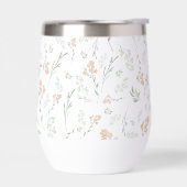 Salbei-Aquarell-Wildblumen-Blumenmuster (Links)