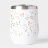 Salbei-Aquarell-Wildblumen-Blumenmuster (Vorderseite)