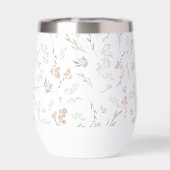 Salbei-Aquarell-Wildblumen-Blumenmuster (Rückseite)