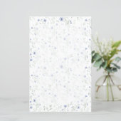 Salbei Blau Aquarell Wildblume (Stehend Vorderseite)