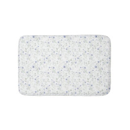 Salbei-Blau-Aquarell-Wildblume Badematte