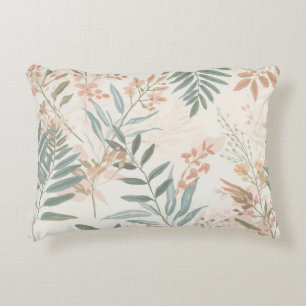 Salbei-Botanical-Blush-Blatt-Aquarellmuster Dekokissen