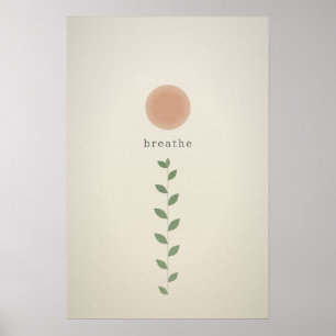 Salbei-Botanik-Therapie-Büro-Wandkunst Poster