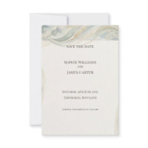 Salbei Botanische Save-the-Date-Karte