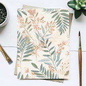 Salbei Botanischer Rouge-Blatt-Aquarell-Musterkart