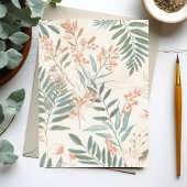Salbei Botanischer Rouge-Blatt-Aquarell-Musterkart