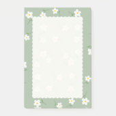 Salbei-Daisy-Blumen-Post-it-Zettel | Hübsche Botan Post-it Klebezettel (Vorderseite)