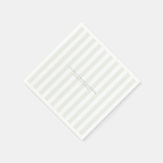 Salbei-Golfwagen Babydusche Serviette (Ecke)