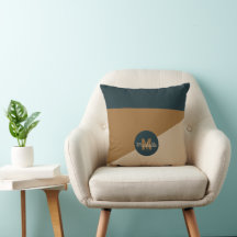 Salbei Green Beige braun, monogrammatisch, Vintag