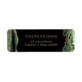 Salbei-Grün-Ager-Rücksendekennzeichen (Vorne)