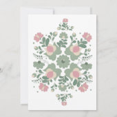 Salbei-Grün-Folk-Wildblumen-Save-the-Date Save The Date (Rückseite)