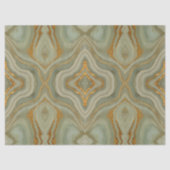 Salbei-Grün-Onyx mit Gold Seidenpapier (Vorderseite)