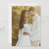Salbei-Grün-Wasserfarben-Blumenhochzeit Save The Date (Rückseite)