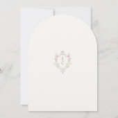 Salbei-Grüner-Wildblumen-Hochzeit - Termin vormerk Einladung (Rückseite)