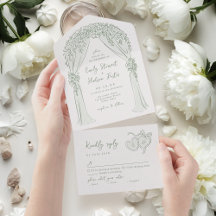 Salbei Handgezeichnetes Florales Tor Whimsische Ho