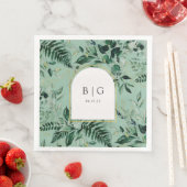 Salbei-Hochzeit des Botanischen Gartens Serviette (Beispiel)