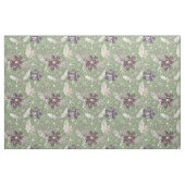 Salbei lila Pflaumenleder Federn Blume Muster Stoff (Fat Quarter (45,7 x 55,9 cm))