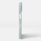 Salbei | Muster für tropische botanische Palmen-Bl iPhone Hülle (Rechte Seite)