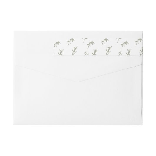 Salbei-Oldtimer-Hochzeitsreise mit botanischem Wap (Rückseite)