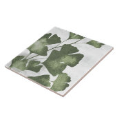 Salbei Olivgrüne malerische botanische Kunst 04 Fliese (Seite)