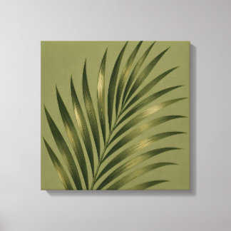 Salbei-Palme Serenity Minimalistisch  Leinwanddruck