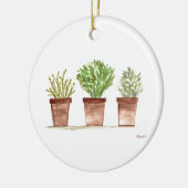 Salbei, Rosmarin, Thymian-Keramik Keramik Ornament (Links)