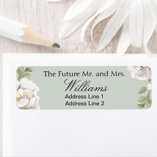 Salbei Save The Date Benutzerdefinierter Name Rück
