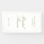Salbei-Script-Hochzeits-Willkommens-Braut-Party Ve Banner (Horizontal)