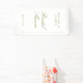 Salbei-Script-Hochzeits-Willkommens-Braut-Party Ve Banner (InSitu)