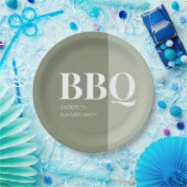 Salbei-Sommer-BBQ-Party  Pappteller (Party)