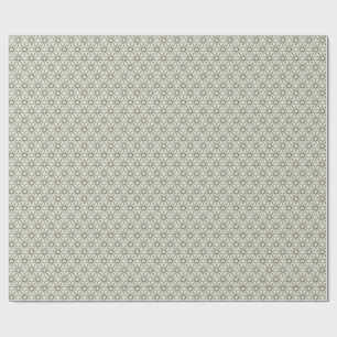Salbei-Umber-Geometrie Geschenkpapier