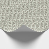 Salbei-Umber-Geometrie Geschenkpapier (Ecke)