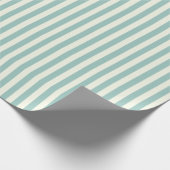 Salbei und Creme Geschenkpapier (Ecke)