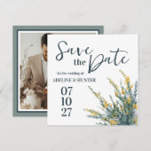 Salbei und Wildblume - Termin vormerken Save The Date (Vorne/Hinten)