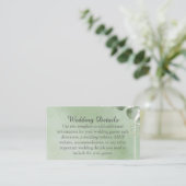 Salbei Whisper Botanical Beilagekarten Begleitkarte (Stehend Vorderseite)