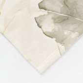 Salbei-Wiese-Botanik-Fliesblanke Fleecedecke (Ecke)