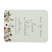 Salbei-Wildblumen-Save-the-Date-Magnet Magnet (Horizontal)