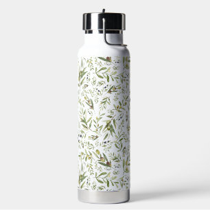 Salbeigrün Aquarell Französischer Landhausstil Oli Trinkflasche