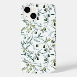 Salbeigrün Aquarell Französisches Landhaus Oliven  Case-Mate iPhone 14 Hülle
