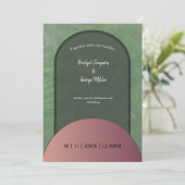 Salbeigrün, einfache boho-schicke Hochzeit (Stehend Vorderseite)