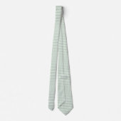Salbeigrün Gingham Krawatte (Rückseite)