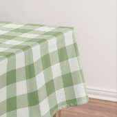 Salbeigrün klassisch Gingham Karo Tischdecke (Beispiel)