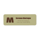 Salbeigrün personalisierter Monogramm-Buchstabe Na (Vorne)