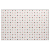 Salbeigrün und hellrosa Punkte auf Weiß Stoff (Fat Quarter (45,7 x 55,9 cm))