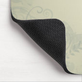 Salbeigrün Vintage Mousepad (Ecke)