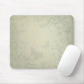 Salbeigrün Vintage Mousepad (Mit Mouse)
