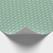 Salbeigrün Wasserfarbenmuster Geschenkpapier (Ecke)