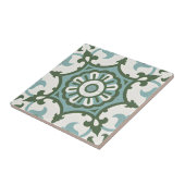 Salbeigrün zeichnend Fliesen (Seite)