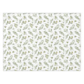 Salbeigrüne Aquarell-Oliven Tischdecke (Vorderseite (Horizontal))